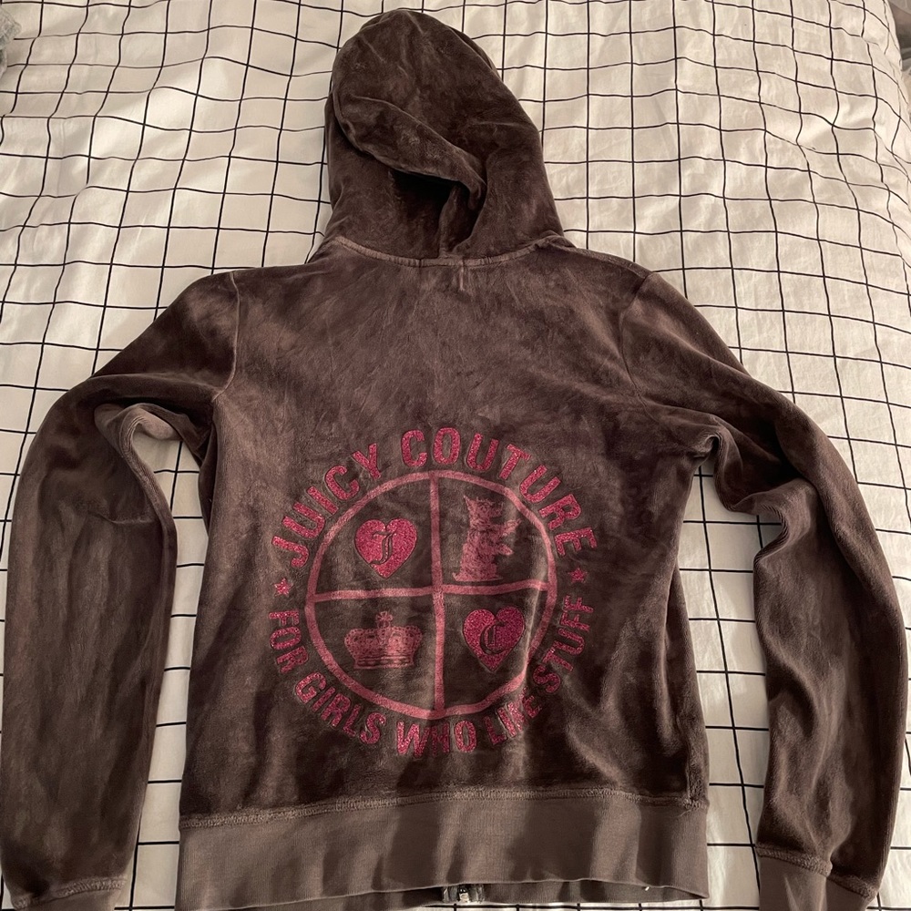 Vintage juicy zip up